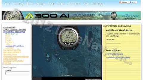 Aeris A300 AI dive computer - Online Class Trailer