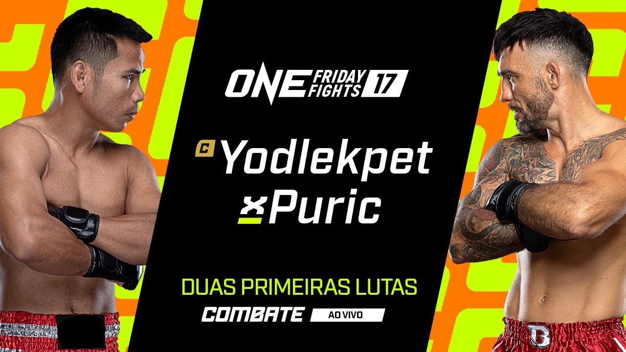 AO VIVO | ONE FRIDAY FIGHTS 17 | DUAS PRIMEIRAS LUTAS | combate.globo