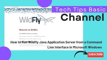 How to Run Wildfly Java Application Server from a Command Line Interface in Microsoft Windows