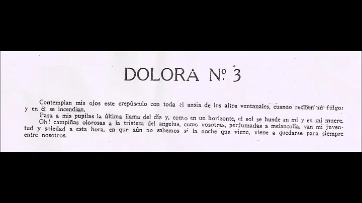 Doloras (1914) - Alfonso Leng