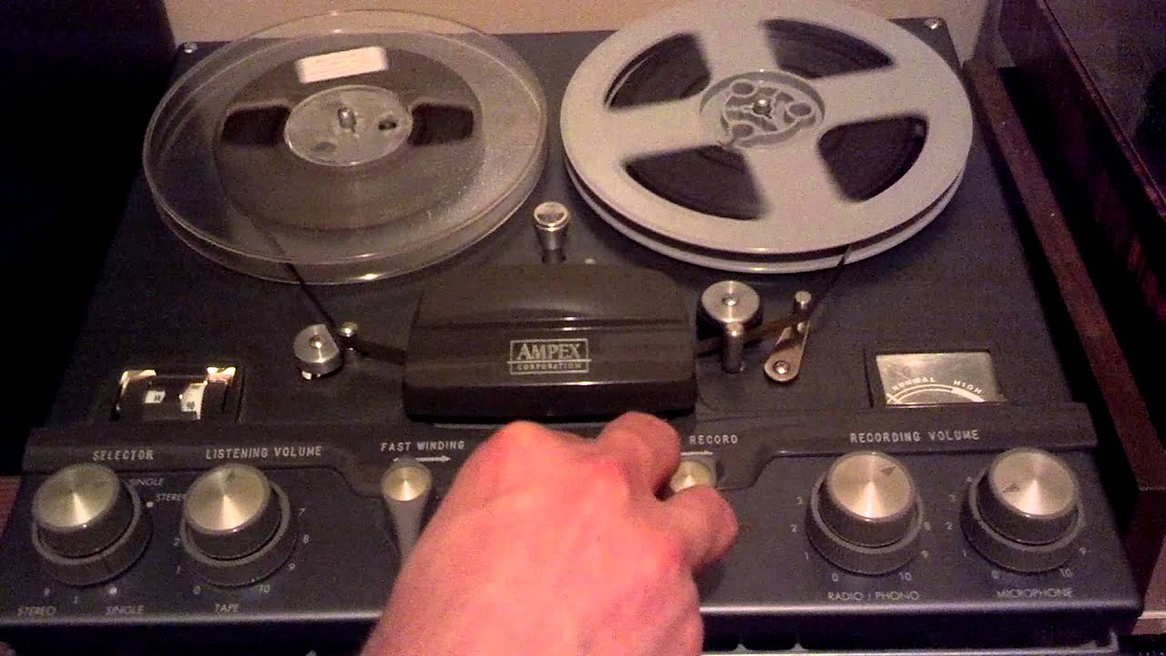 Recording guitar solo direct to tape using tube mic preamps Ampex tape