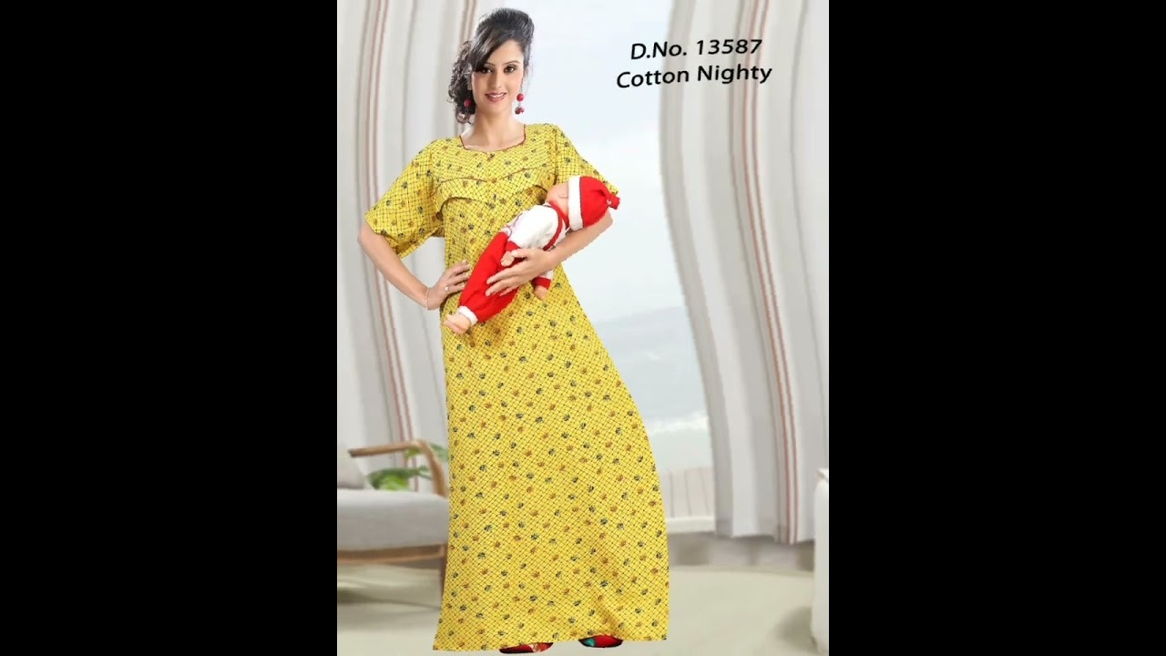 cotton mother nighty/cotton nighty 