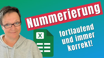 Excel-Tipp: Fortlaufende Nummerierung, die sich anpasst (automatisch)