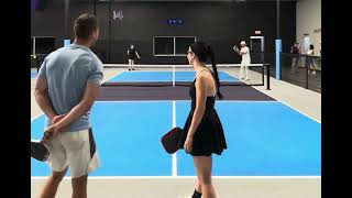 Ascent mlp mixed pickleball Tyler Watson and Carolyn vs Joe Campana and Raquel holiday game 2