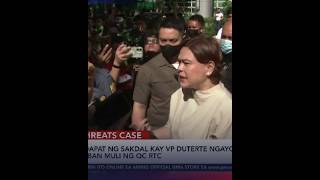 Pagbasa dapat ng sakdal kay VP Sara Duterte ngayong araw, ipinagpaliban muli ng QC RTC | 24 Oras