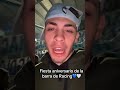 Fiesta aniversario de la barra de Racing💙🤍