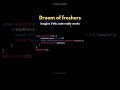 Every Freshers Dream 🧑‍💻#shorts #coding #developers #meme