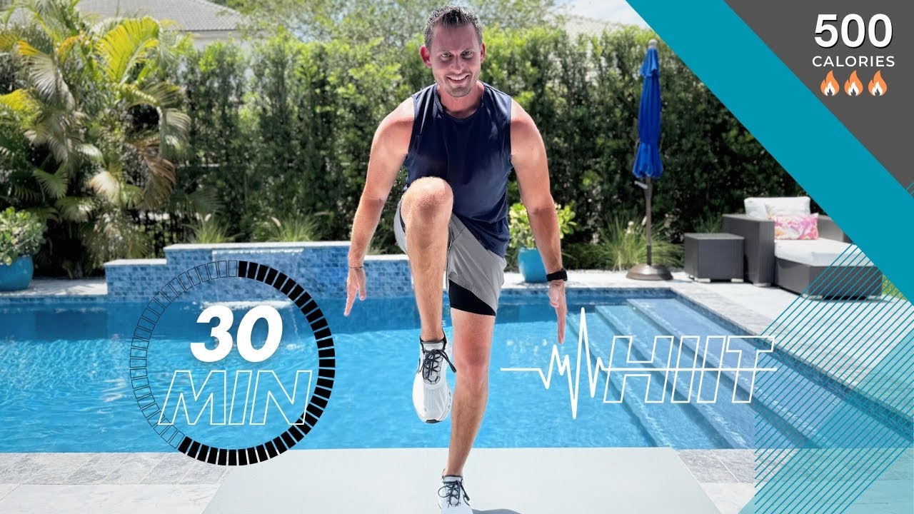 30 Min Fat Burning Cardio HIIT - Full Body Workout At Home | No ...