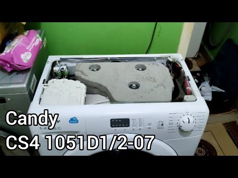 Обзор стиральной машины Candy CS41051D1/2-07 5kg