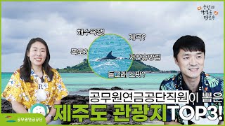 ✨[연금지 구독자 EVENT] 공단직원들이 추천하는 제주도 관광지 TOP3!