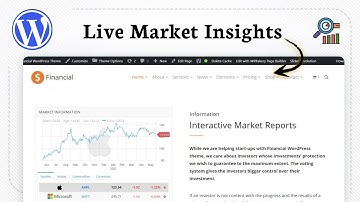 Hoe u beursgegevens in WordPress kunt weergeven