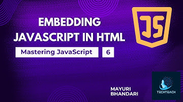 6. Embedding JavaScript in HTML