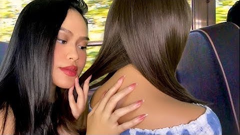 ASMR 😍 Girl Who’s OBSESSED With You Plays W/ Your Hair + Back Scratch On School Bus Roleplay 