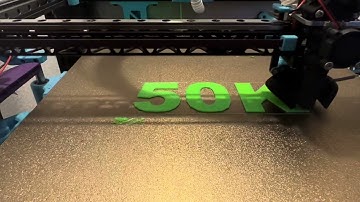 Vzbot High-Speed Print Test. 50k/1000mms