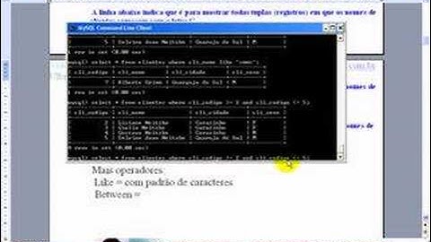 Aula 1253 banco de dados SQL - where com between