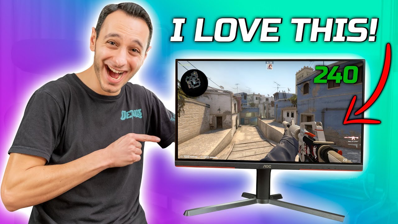 An Unbelievable 240Hz Gaming Monitor! AOC 25G3ZM Review (Flat 1080p VA) 