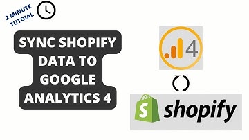 How to Connect Google Analytics 4 to Your Shopify Store | 2 minute tutorials.