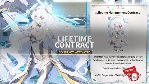 Counter:Side Cold Case Horizon Lifetime Contract