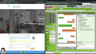 iNet Chat demonstration screenshot 1