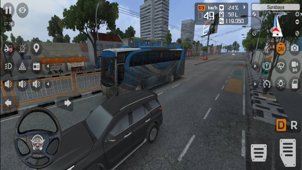 Bus Simulator Indonesia Gameplay | Realistic Bus Driving in Heavy Traffic 🚍🇮🇩