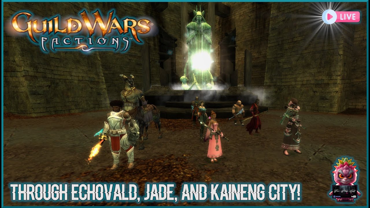 Guild Wars Factions: Through Echovald, Jade, and Kaineng City!