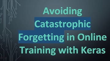 Avoiding Catastrophic Forgetting in Online Training with Keras