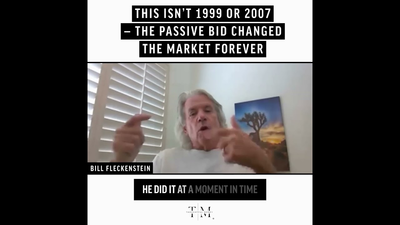 This Isn’t 1999 or 2007 — The Passive Bid Changed The Market Forever | Bill Fleckenstein