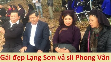 Gái đẹp Lạng Sơn vả sli giao duyên hội Phong Vân, Lục Ngạn, Bắc Giang