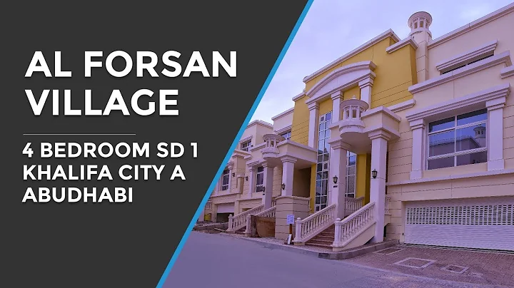 4 Bedroom Villa SD 1 in Al Forsan Village, Khalifa City A, Abu Dhabi