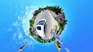 Stanley Port: A drive to Stanley port with Insta360X4