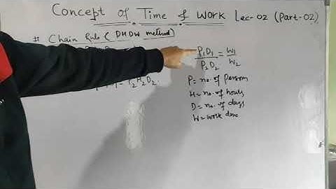 Concept of Time and Work Lec-01 (Part-02) (In Kashmiri Language) JKSSB/VLW