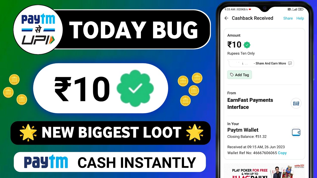 Today New Camping Loot Offer | Paytm Loot Offer Today | New Earning App ₹5 ₹10