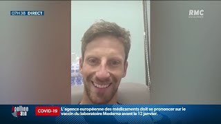 Romain Grosjean raconte qu’il a vraiment eu peur de mourir dans les flammes