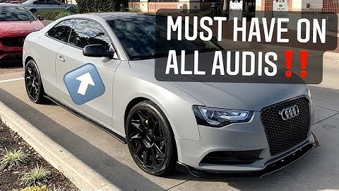 Audi Mods Sequential turn signal side marker lights Install video A4/A5/A7 S4/S5/S7