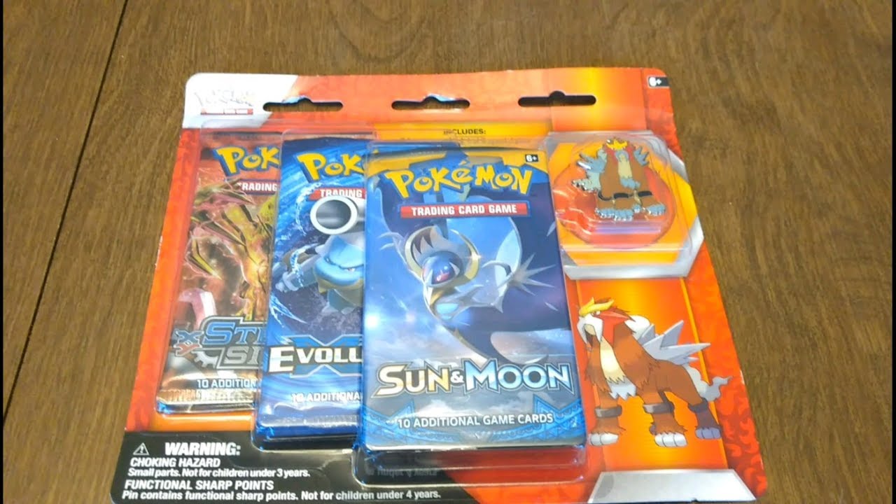 Entei 3-Pack Blister (Opening)