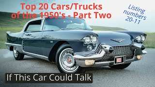 Meet more of the Top cars/trucks from the 1950's  countdown from 2011 with us!