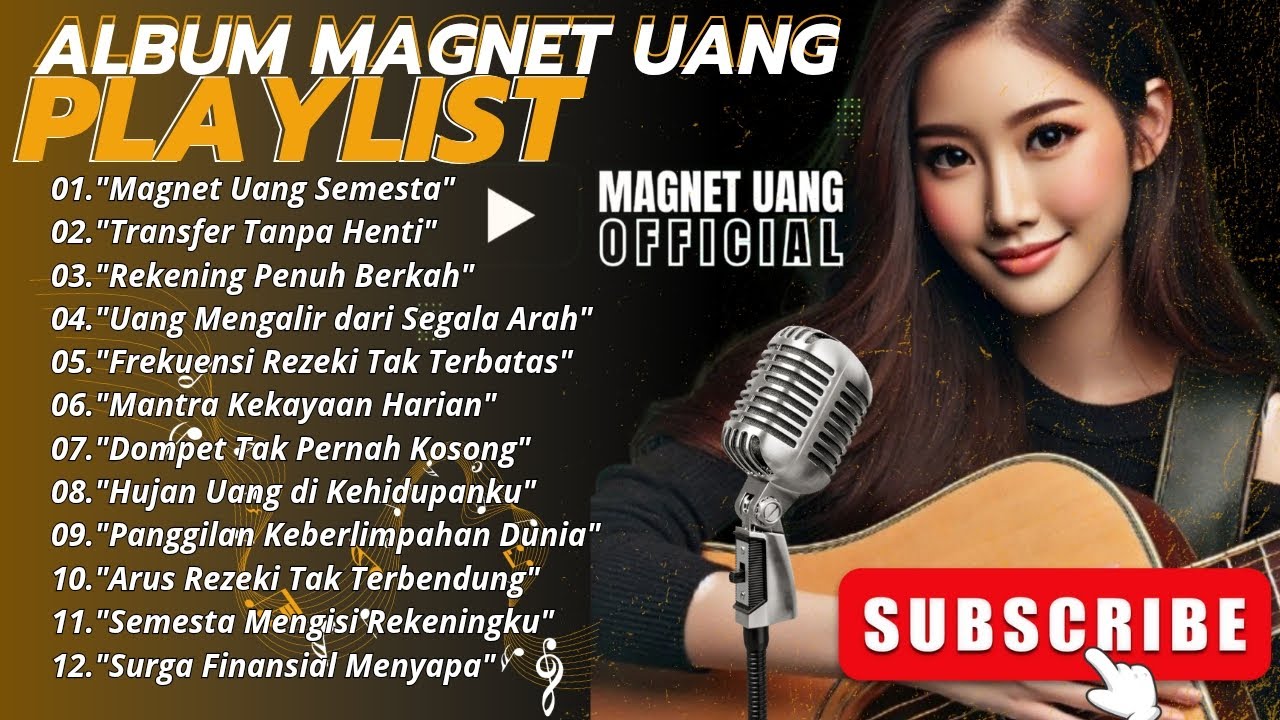🔴LAGU INSPIRATIF ⁉️Magnet Uang || Penarik Rezeki, Uang Berlimpah, Rekening Terisi Penuh #magnetuang