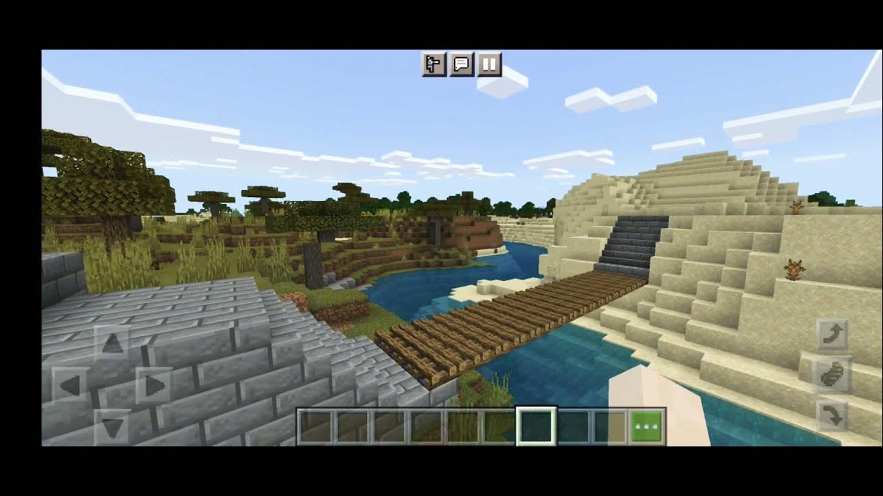 how to build a campfire bridge Minecraft YouTube