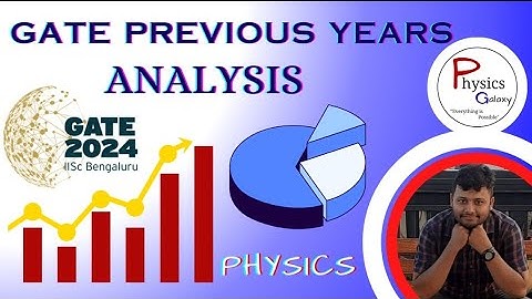 GATE Previous Year Analysis || Topic Wise Analysis || Important Topic || GATE 2024@physicsgalaxy1537