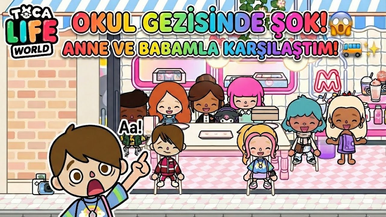 TOCA LIFE WORLD | OKUL GEZİSİNDE ŞOK! 😱 ANNE VE BABAMLA KARŞILAŞTIM! 🚌✨