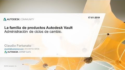 Administración de ciclos de cambio con Autodesk Vault