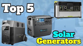Best Solar Generator For Camping And Home Use For 2022 | Best Portable Power Station Review