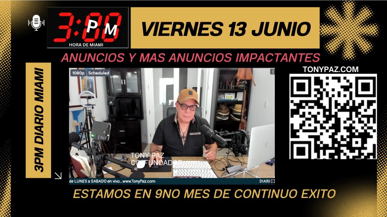 ✅ EN 9NO MES ...hoy NOTICIA "cambia HISTORIA" detalles por TonyPaz.com CO FUNDADOR 