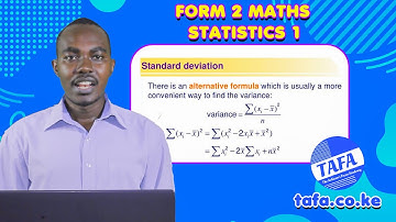 FORM 2 MATHEMATICS - STATISTICS 1 - THE ACHIEVERS FOCUS ACADEMY (TAFA)