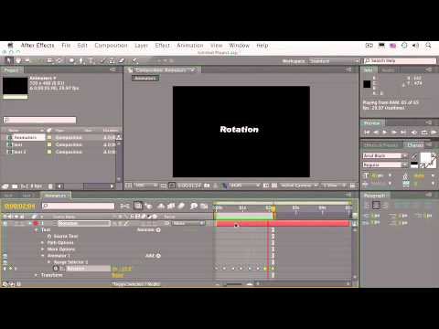 Adobe After Effects - Animators Two or More Range Selectors