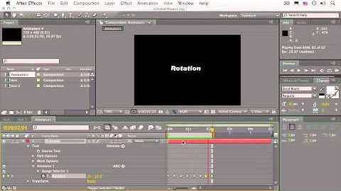 Adobe After Effects - Animators Two or More Range Selectors