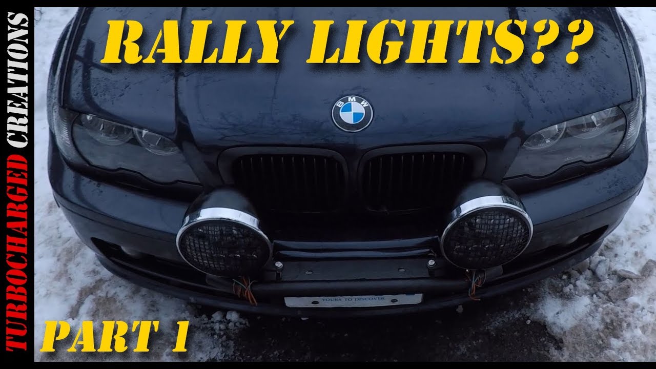 Winter E46 Rally Style Lights (Part 1) - YouTube