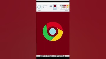 😀😀😀  chrome logo #shorts #mspaint #cartoon #short #easycomputerdrawing  #art #drawing
