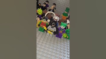 My LEGO Batman The Videogame Minifigure collection. #Shorts
