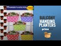 Save Big On Balcony Hanging Planters: Trust Basket Dotted Oval Railing Planter, Set of 5 (Magenta, Save Big On Balcony Hanging Planters: Trust Basket Dotted Oval Railing Planter, Set of 5 (Magenta,